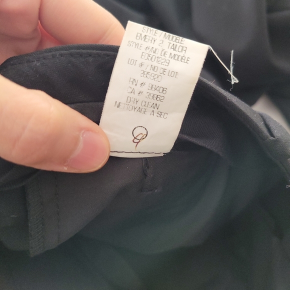 NWT Theory Emery 2 Urban Black Pants Size 2 - Picture 5 of 6